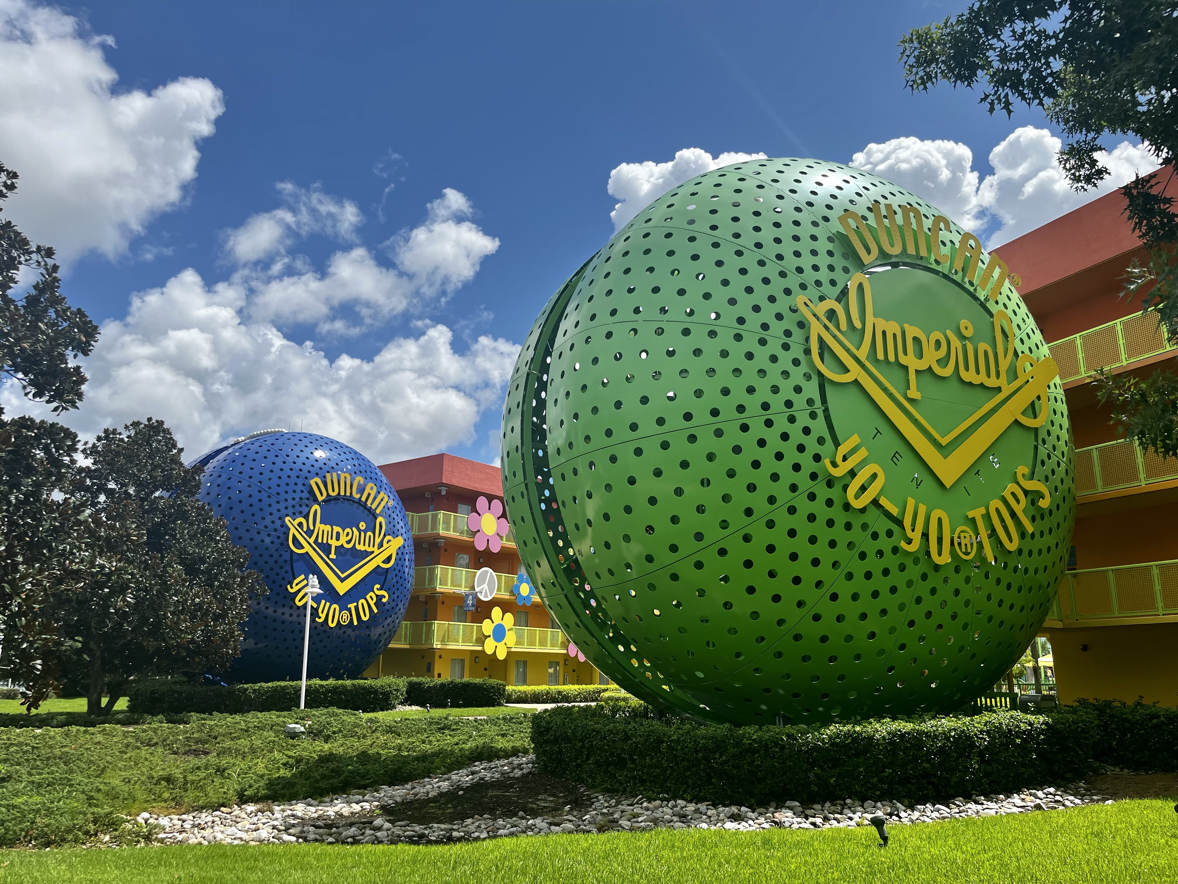 Disney's Pop Century Resort giant yo-yos