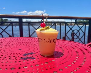Dole whip smoothie on Disney's Boardwalk